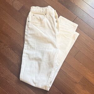 White High Waisted We Wore What Slim Jeans